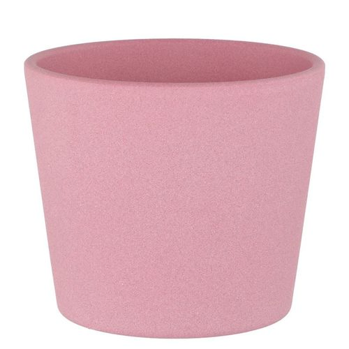 Keramik Orchidee Übertopf rosa D13 cm