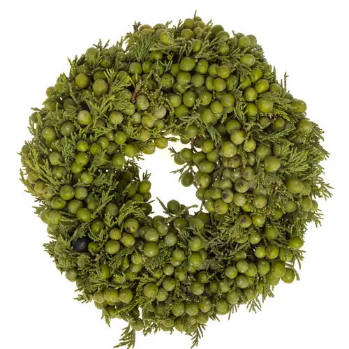 Kranz mix grün/blau Juniperus D20cm