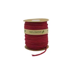 Seil Papier rot 4mm 50m