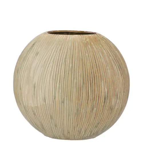 Keramik Vase Sifan grün 24x10x23cm