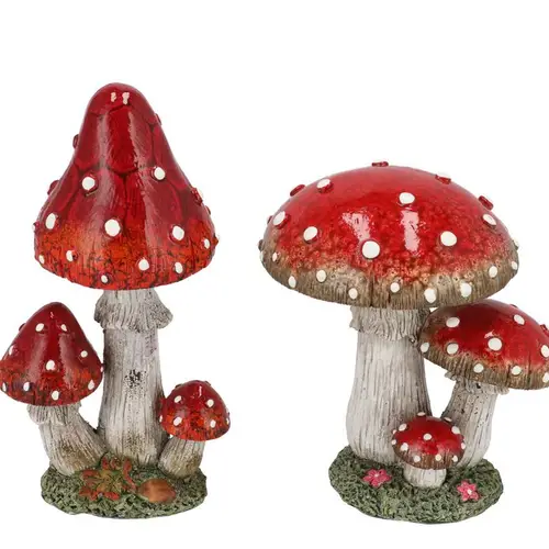 Deko Pilz Wonderland Boletus mix 12x11x14cm