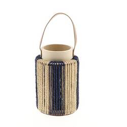 Laterne Kent dunkel blau D13.5cm H20.5cm