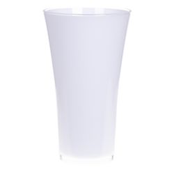 Kunststoff Vase Fizzy weiss D20cm H35cm
