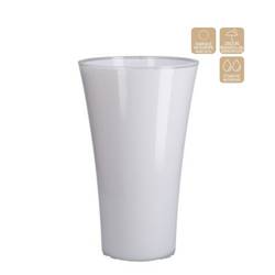 Kunststoff Vase Fizzy weiss D20cm H35cm