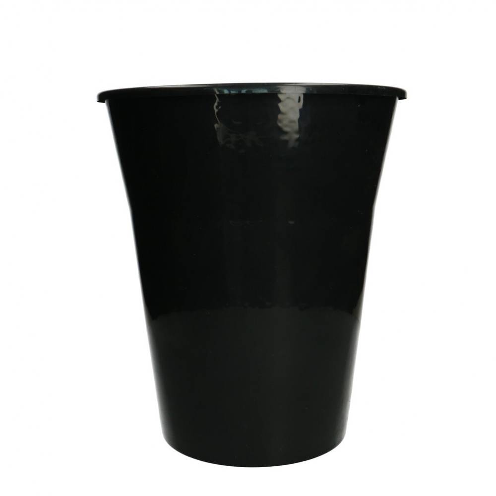 Kunststoff Vase schwarz D25cm H29cm 7L