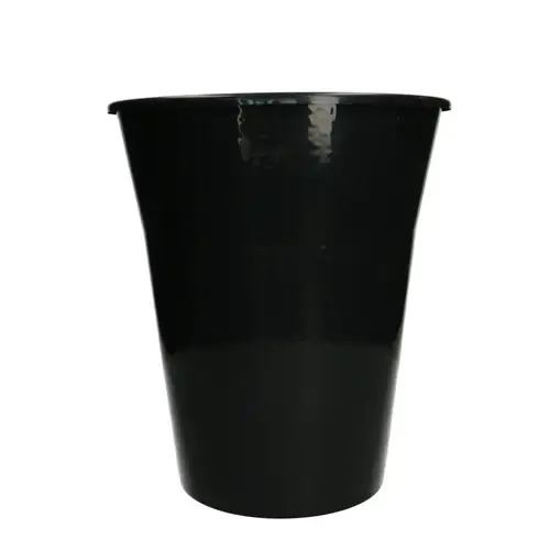 Kunststoff Vase schwarz D25cm H29cm 7L