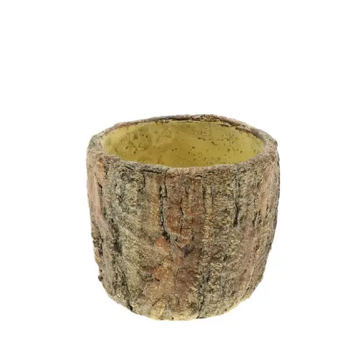 Keramik Übertopf Melora braun D14.5cm H12cm