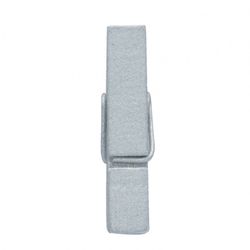 Klammer Holz silber 02.5cm x48