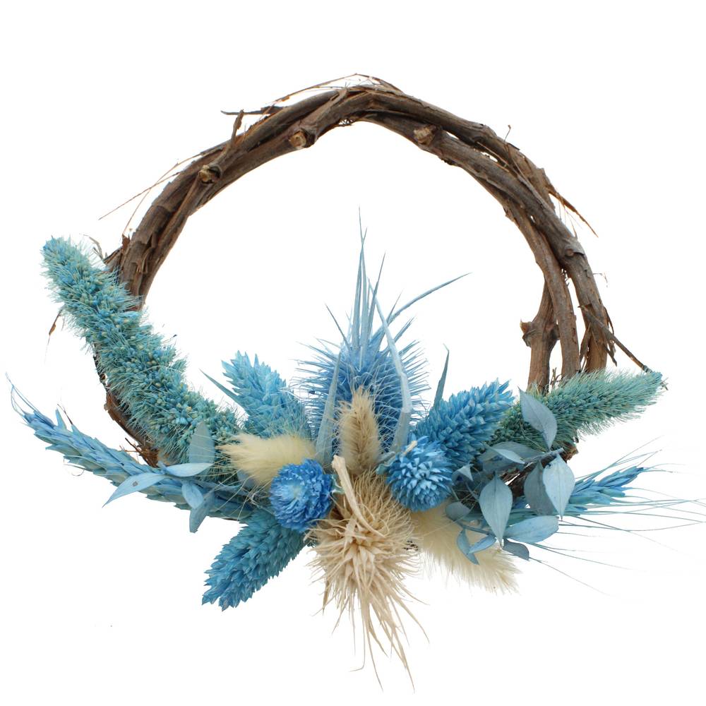 Traubenring Ozean blau D15cm