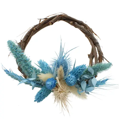 Traubenring Ozean blau D15cm