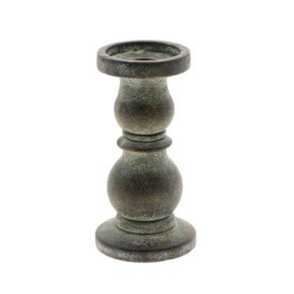 Kerzenständer Ava grau D11cm H21.5cm