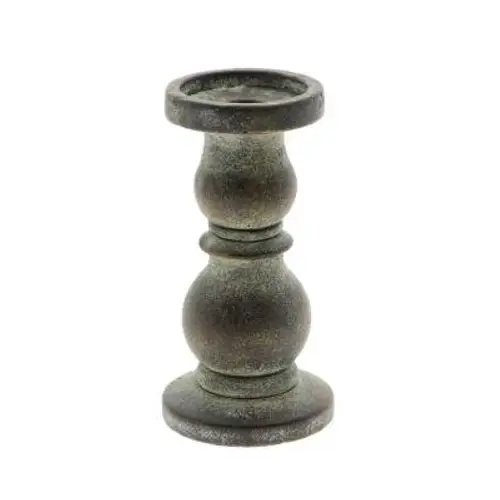 Kerzenständer Ava grau D11cm H21.5cm