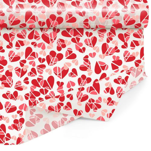 Folie Rolle 80cm Memories rot 40m