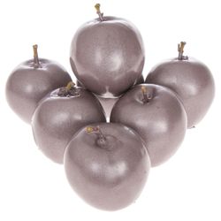 Apfel taupe Wachs D5cm