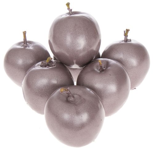 Apfel taupe Wachs D5cm