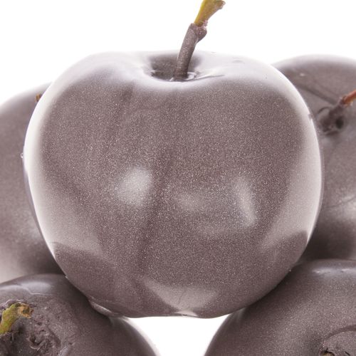 Apfel taupe Wachs D5cm
