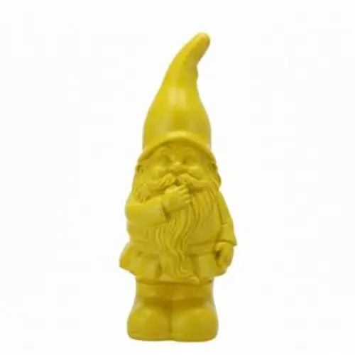 Gnome mit Ton gelb 11x10x27cm Excl. Batterie