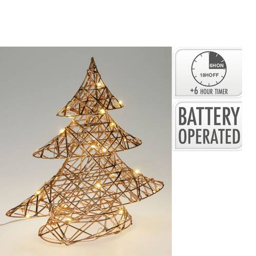 LED Baum gold 20L 30x30cm