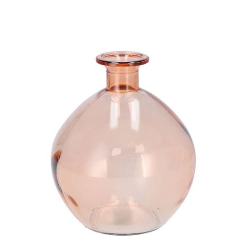 Glas Flasche Dry pfirsich D13cm H15cm