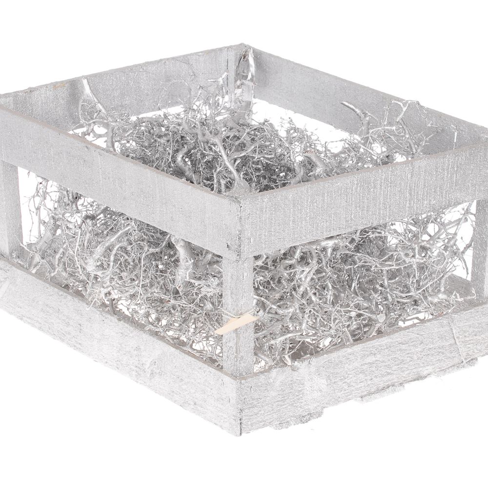 Trocken Bonsai im Holzkiste silber 3kg