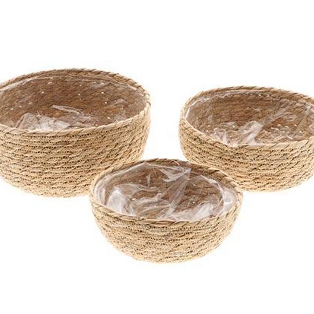 Korb Nora 3/Set natur D26cm H13cm
