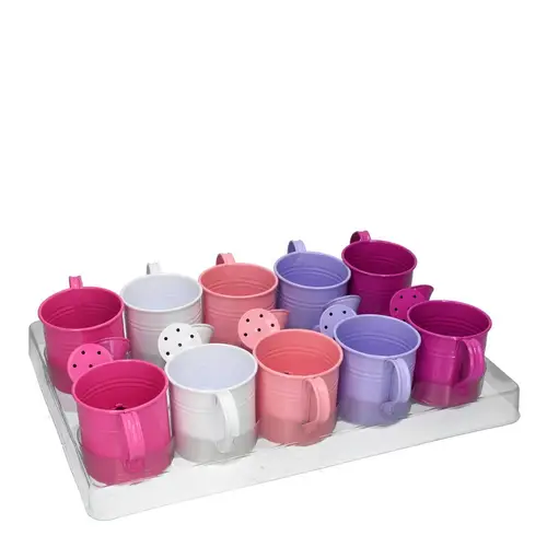 Zink Giesskanne mix D07cm H07cm