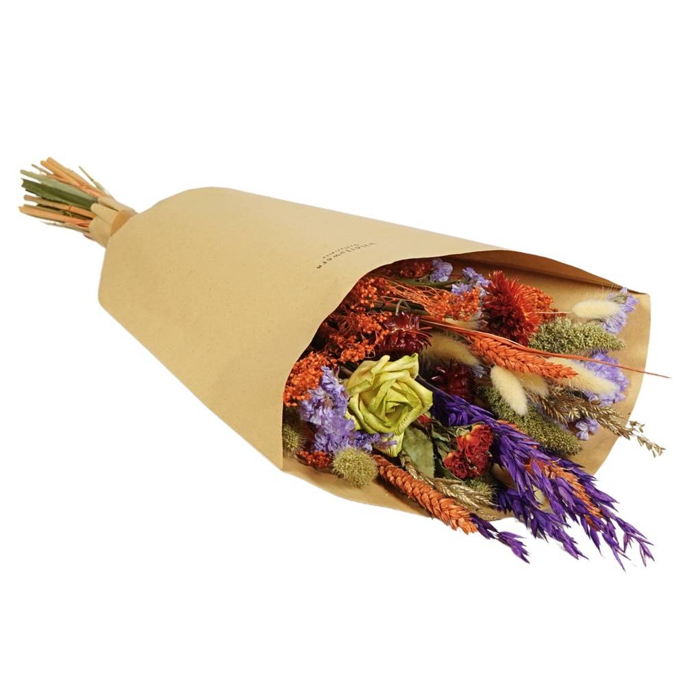 Trockenblumen Strauss Field violett L60cm