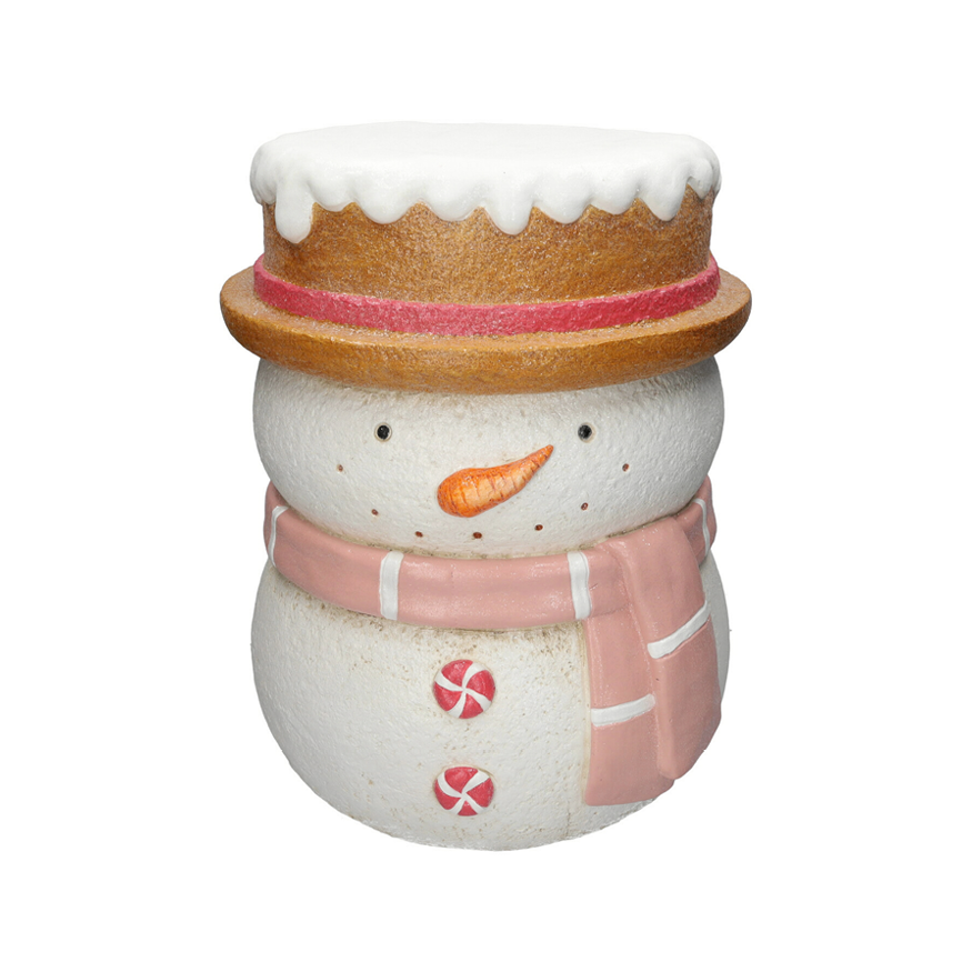 Beistelltisch Schneemann D36cm H44cm