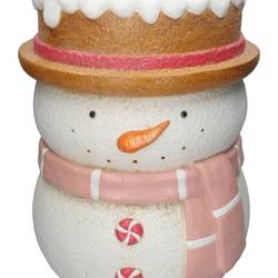 Beistelltisch Schneemann D36cm H44cm