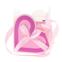 Tasche Herz Party love lila 12x12x16.5cm