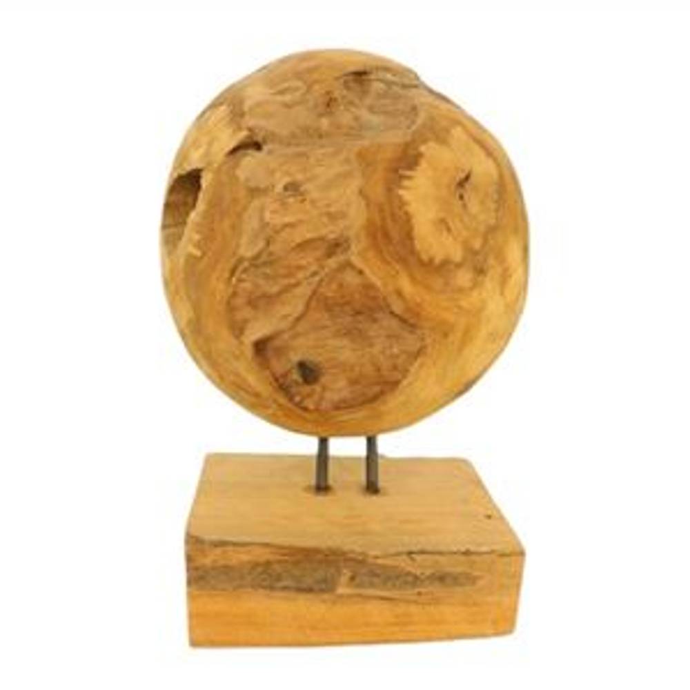 Teakholz Kugel natur D25cm H35cm