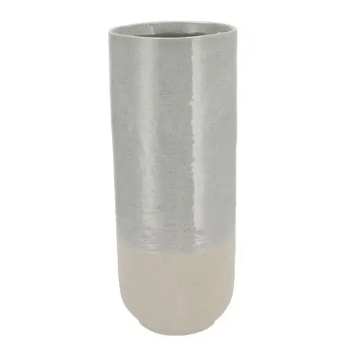 Keramik Vase Neva grau 14x14x36cm