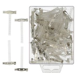 Floristik Anstecker Galaclips x50