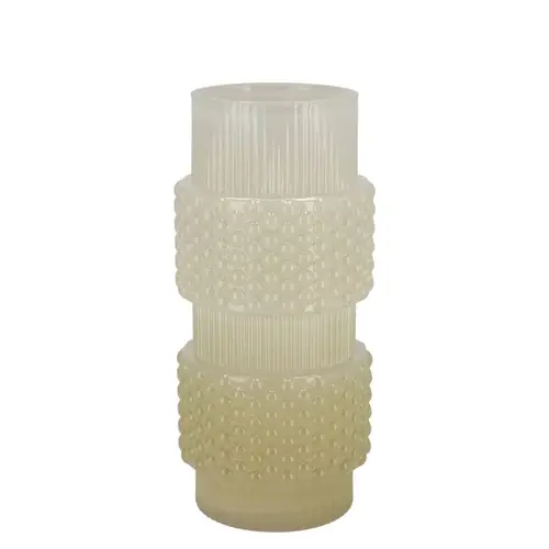 Glas Vase Mae grün 12x12x26cm