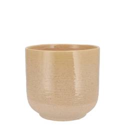 Keramik Übertopf Neva sand 07x07x07cm