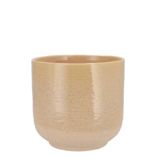 Keramik Übertopf Neva sand 07x07x07cm