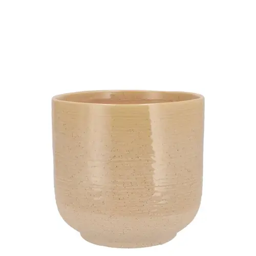 Keramik Übertopf Neva sand 07x07x07cm