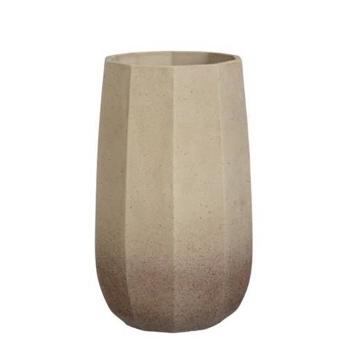 Keramik Vase Lennart grau D16cm H28cm 