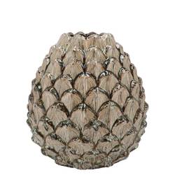 Keramik Vase Tannenzapfen 15x15cm
