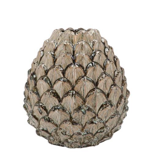 Keramik Vase Tannenzapfen 15x15cm