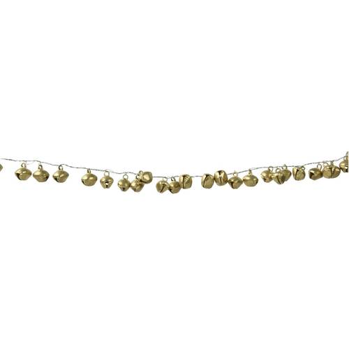 Girlande Glocke gold L102cm 