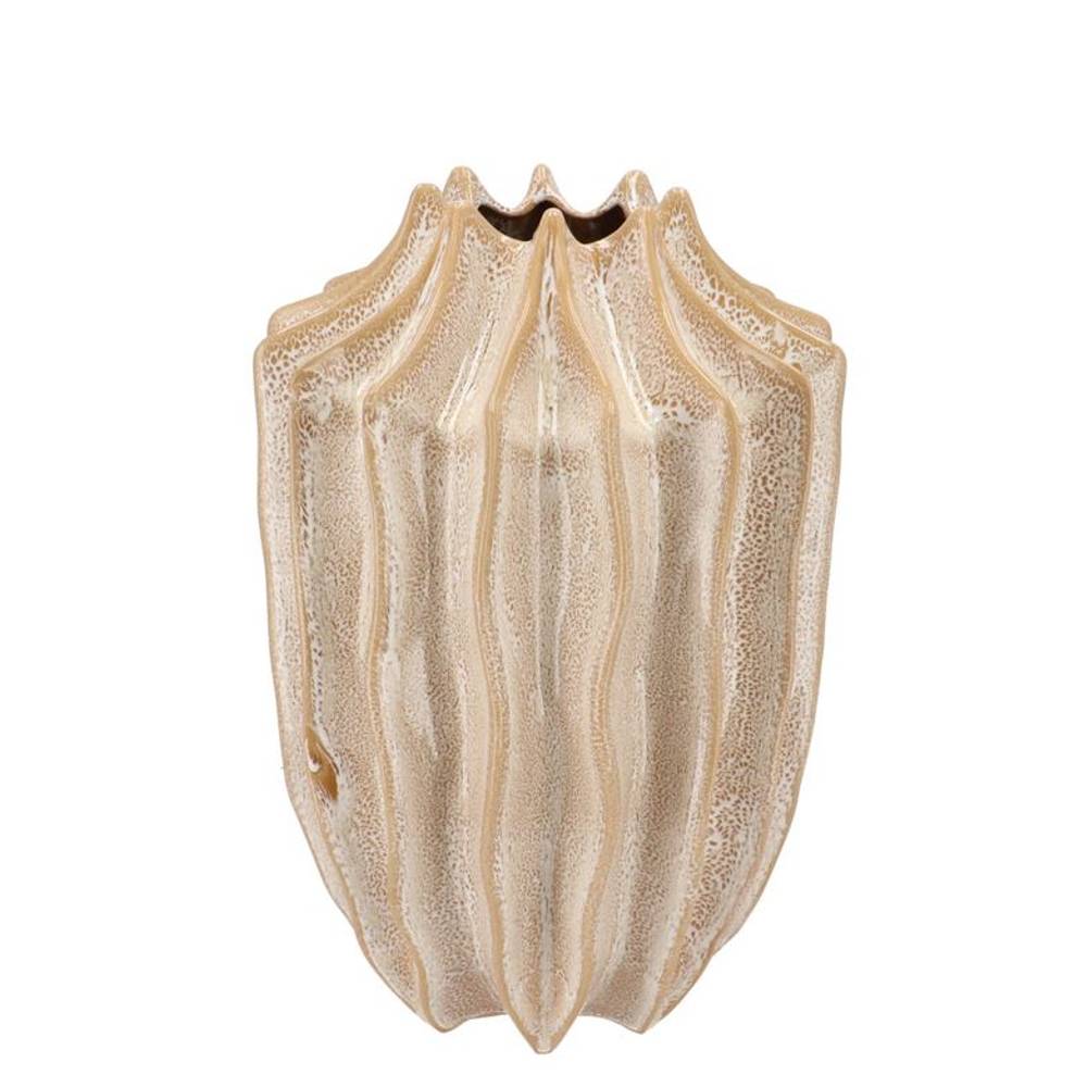 Keramik Vase Juna creme 22x22x30cm