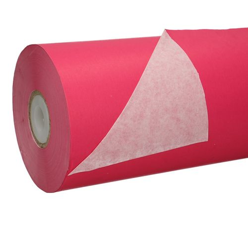 Papier Rolle 50cm weiss/d.rosa 40g 7.5kg