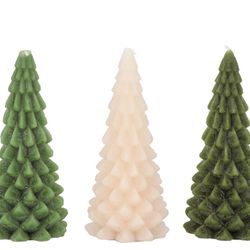 Kerze Weihnachtsbaum grün mix 5.8x12cm 