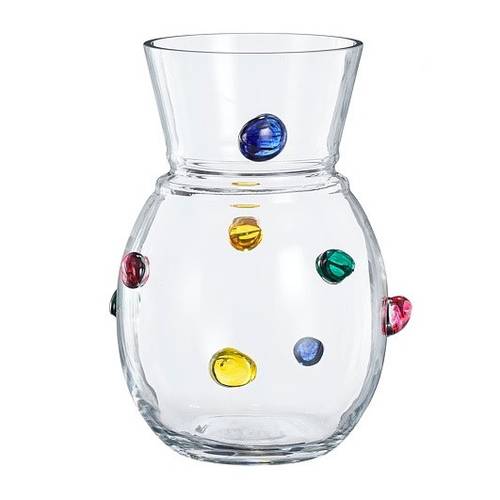 Glas Vase Spots D23cm H28cm
