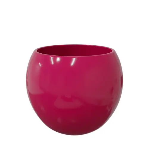 Keramik Bowl Topf Pink D12.5/15cm H13cm