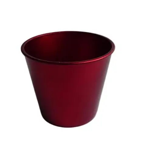 Melamine Übertopf rot D13cm H11.5cm