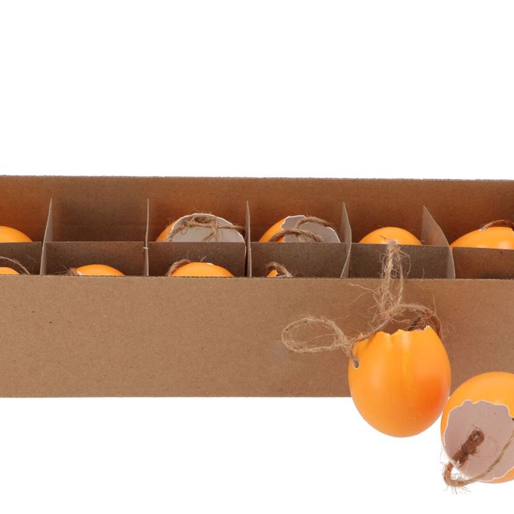Hänger Hühnerei apricot D05cm H05cm x12