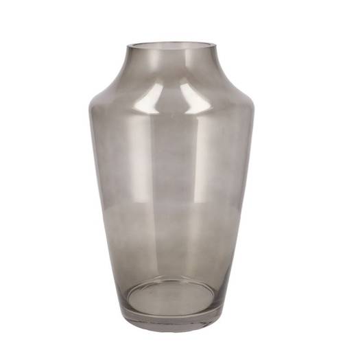 Glas Vase Filou grau D20cm H33cm
