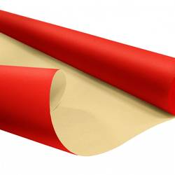 Papier Rolle Eco 80cm Wasserb. rot 25m